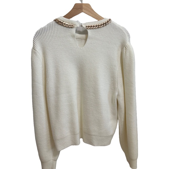 NWT Ann Taylor Elegant White Sweater - Picture 4 of 4